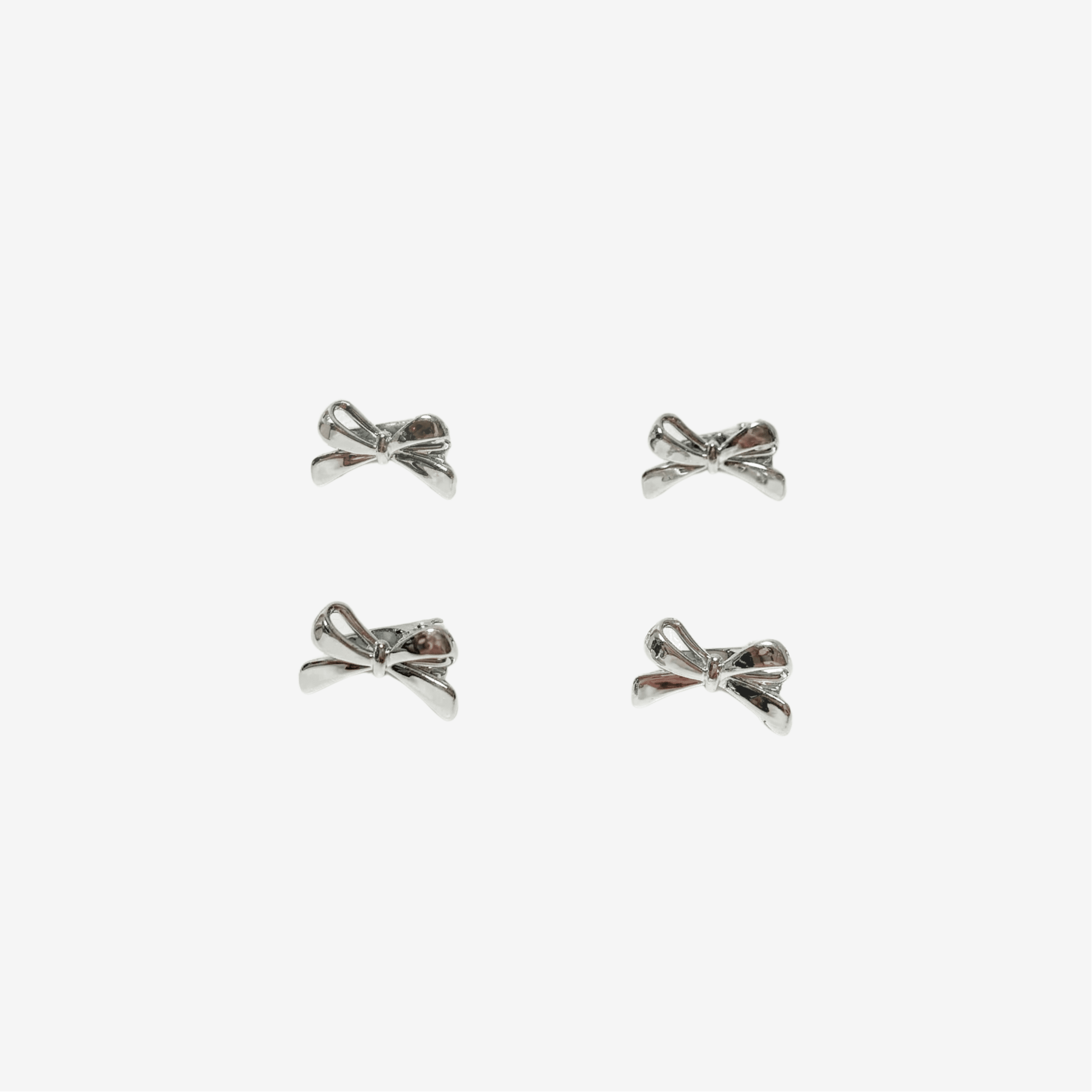 Mini Bow Hair Clips - Iron Petals