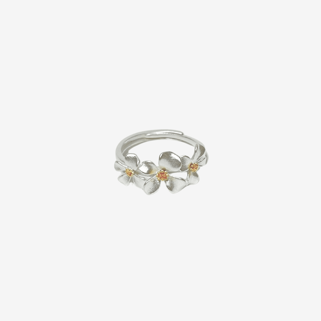 Pure Bloom Ring - Iron Petals