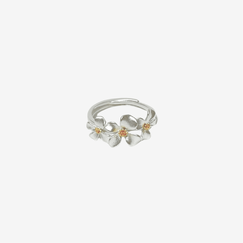 Pure Bloom Ring - Iron Petals